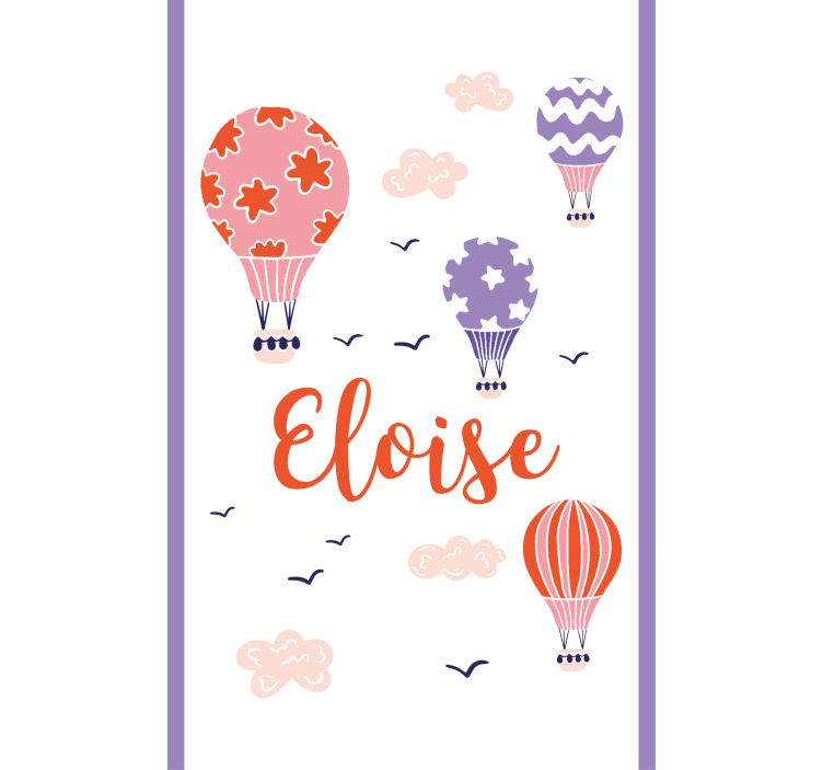 Custom hot air balloons blind children - TenStickers