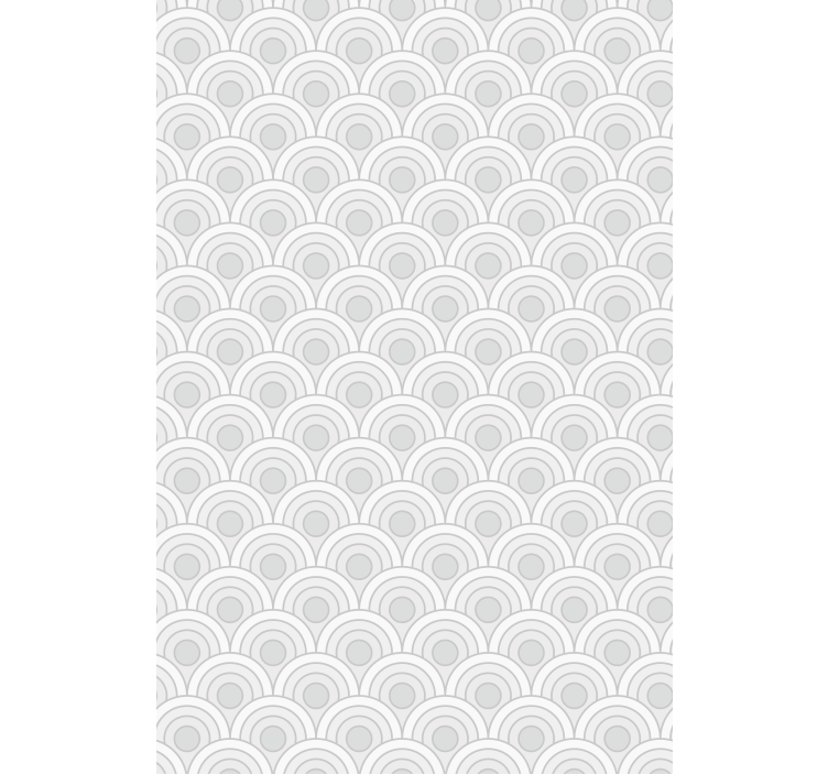 Curved Gray Patterns pattern roller blind - TenStickers