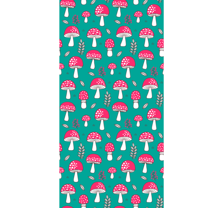 PLAYFUL MUSHROOM PATTERN fun blind - TenStickers