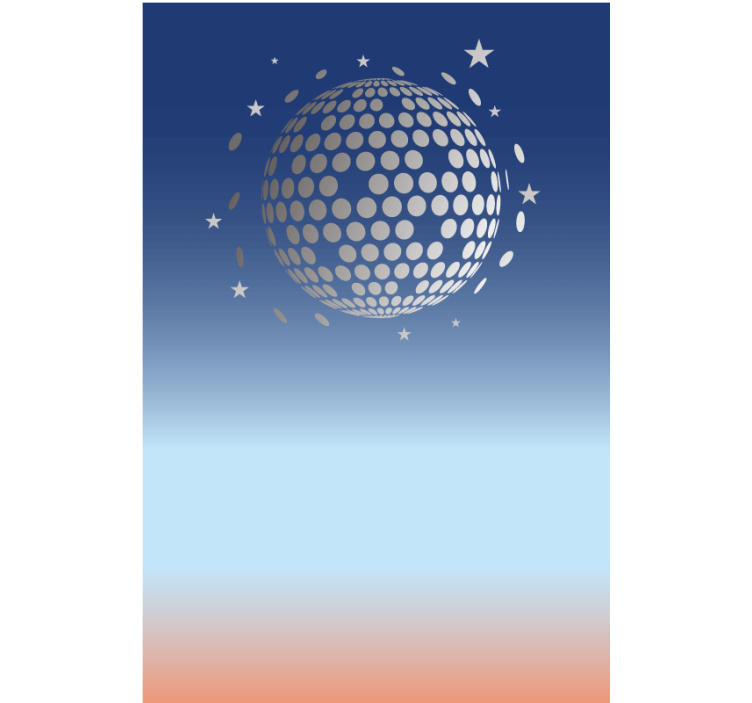 Abstract disco view blind original - TenStickers