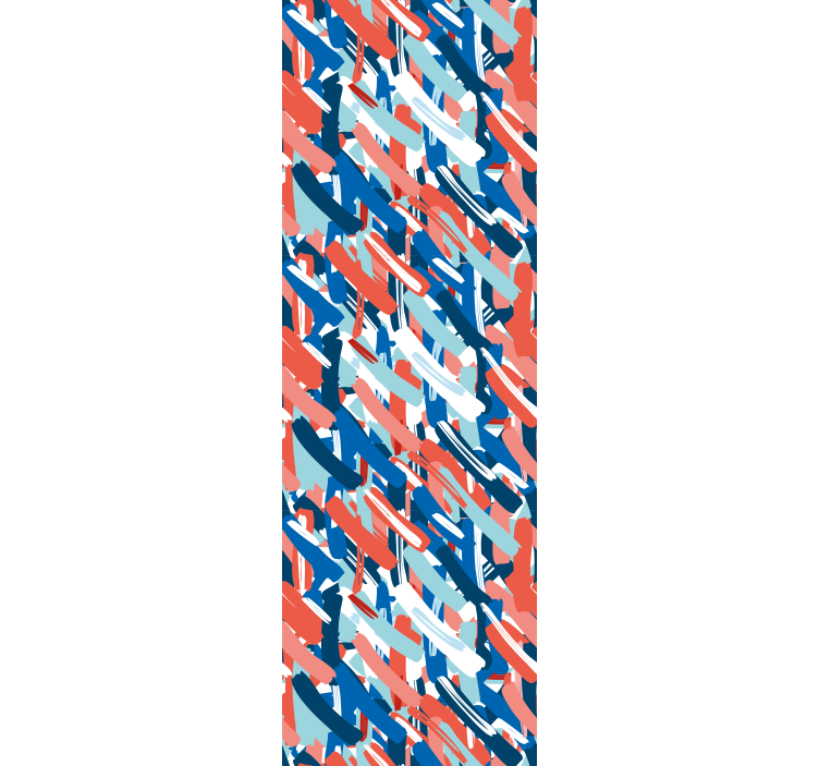 Bold Brush Strokes pattern roller blind - TenStickers