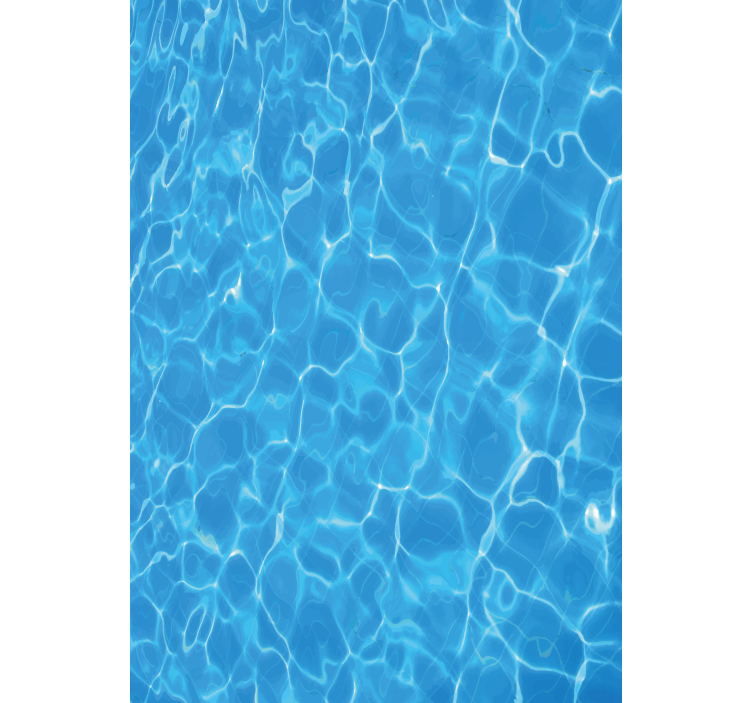 Water surface reflections bathroom blind - TenStickers