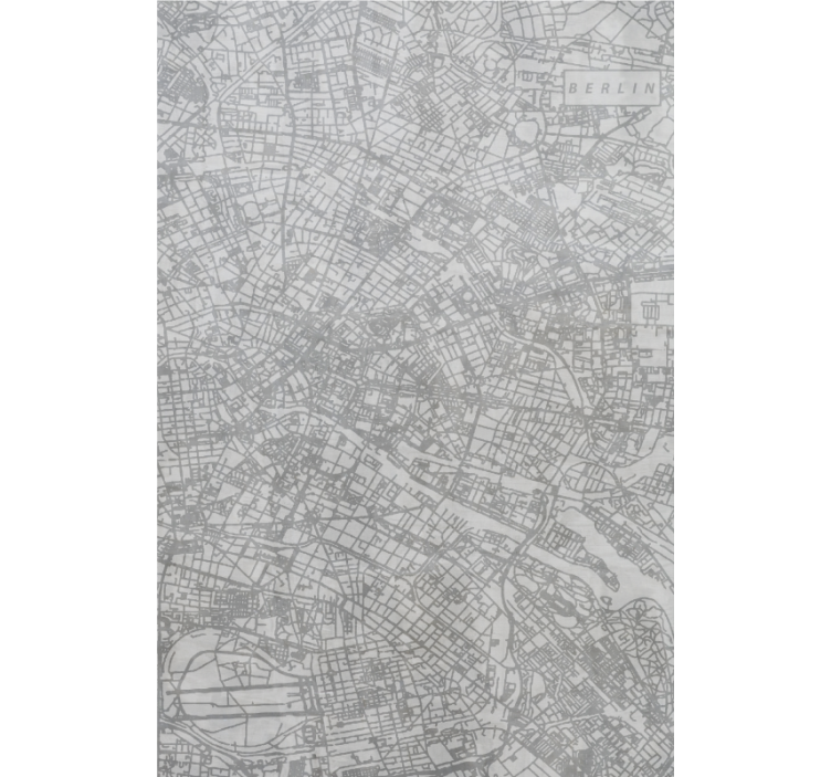City map outline blind original - TenStickers