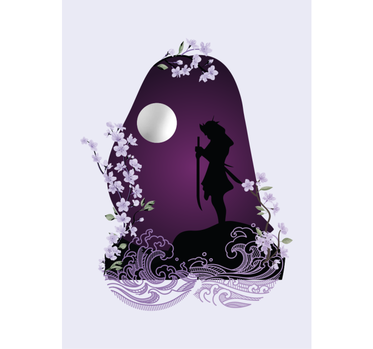 Swordsman Silhouette fun blind - TenStickers