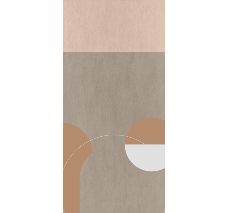 Geometric Round Forms modern blind - TenStickers