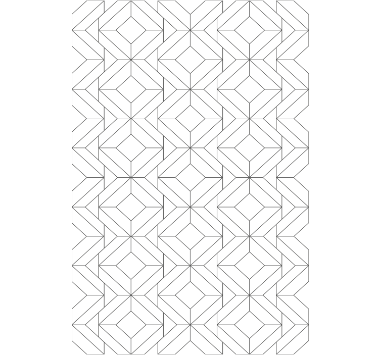 Geometric Figure Blocks modern blind - TenStickers