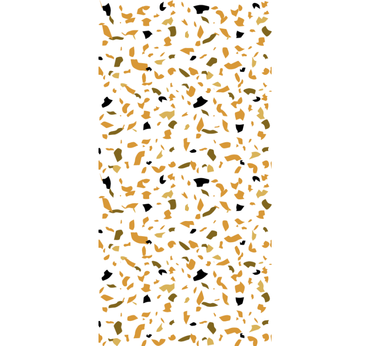 Brown and beige terrazzo pattern roller blind - TenStickers