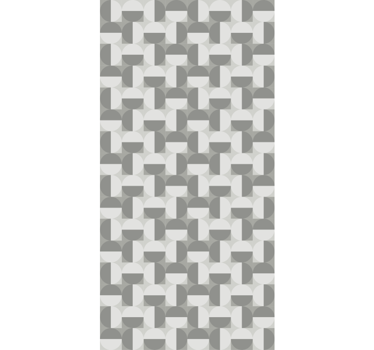 Pattern roller blind geometric shape design - TenStickers