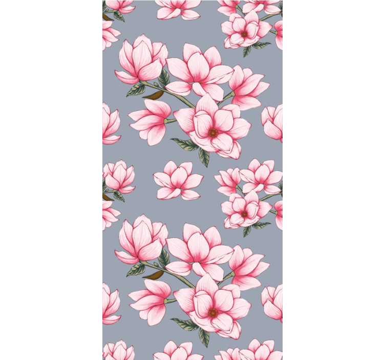 Magnolia Blossom Pattern blind flowers and plants - TenStickers