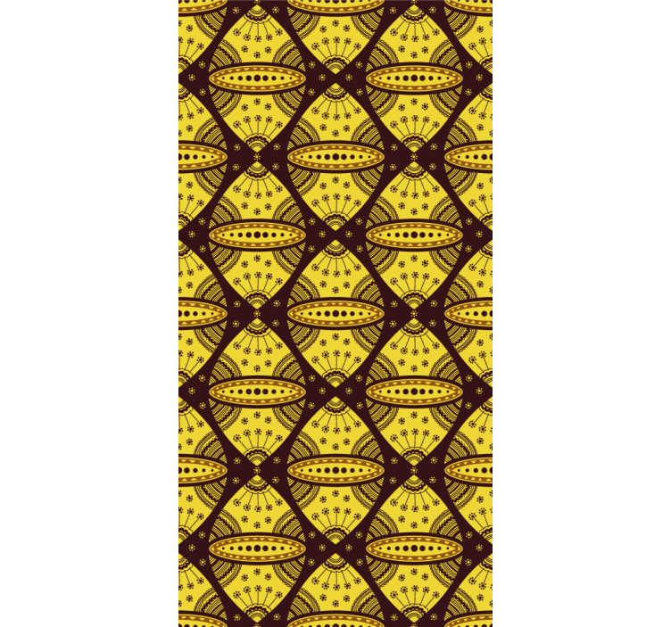 Pattern roller blind geometric fusion design - TenStickers