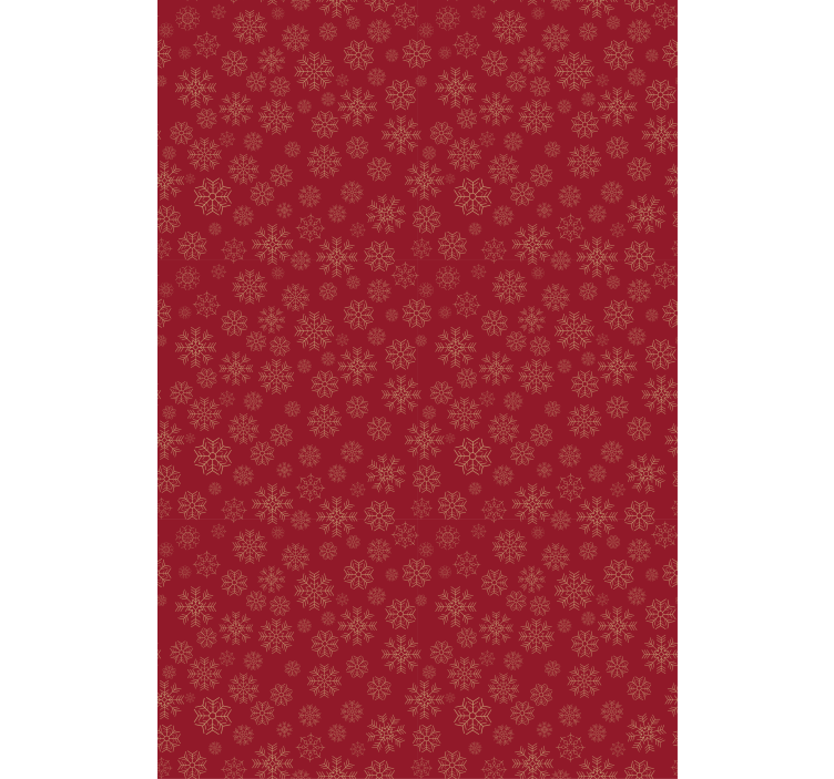 Snowflake pattern red blind - TenStickers