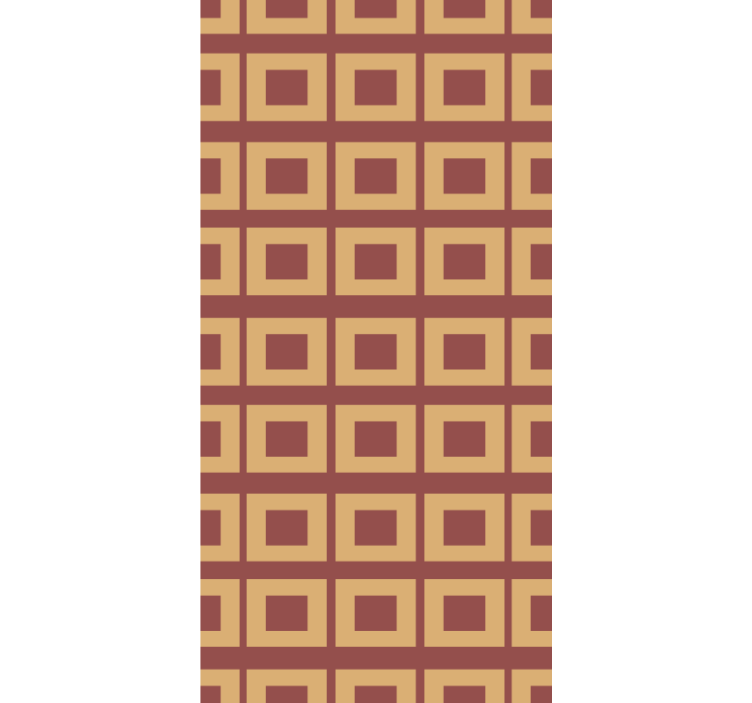 Pattern roller blind geometric square design - TenStickers