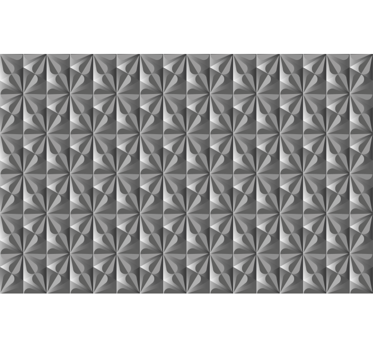 Pattern roller blind with geometric design - TenStickers