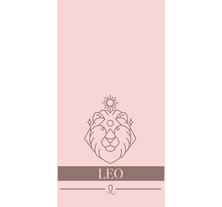 Lion Zodiac Symbol blind original - TenStickers