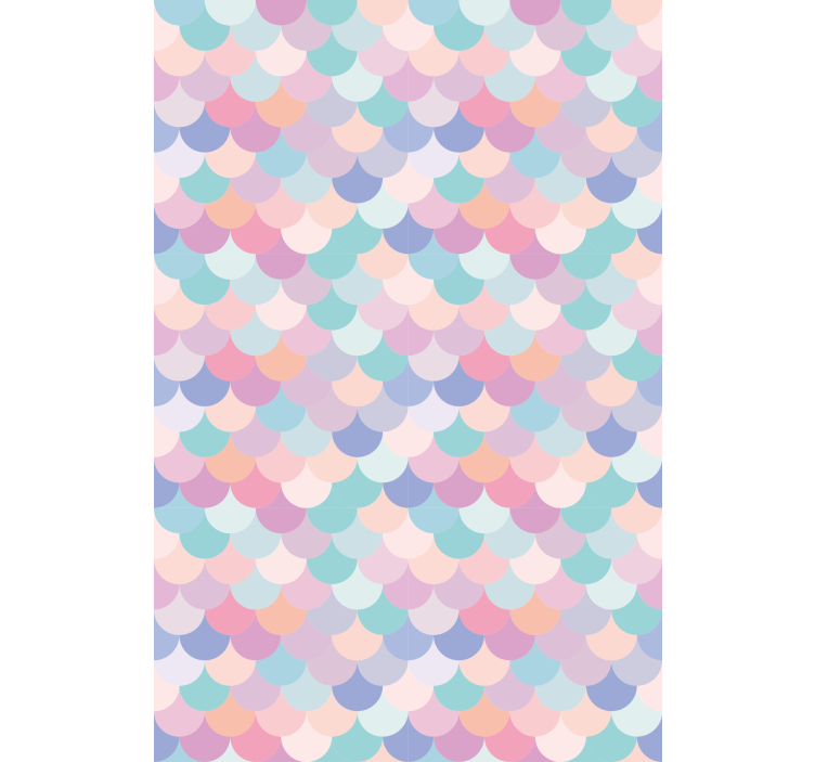 Colorful Scale Patterns pattern roller blind - TenStickers
