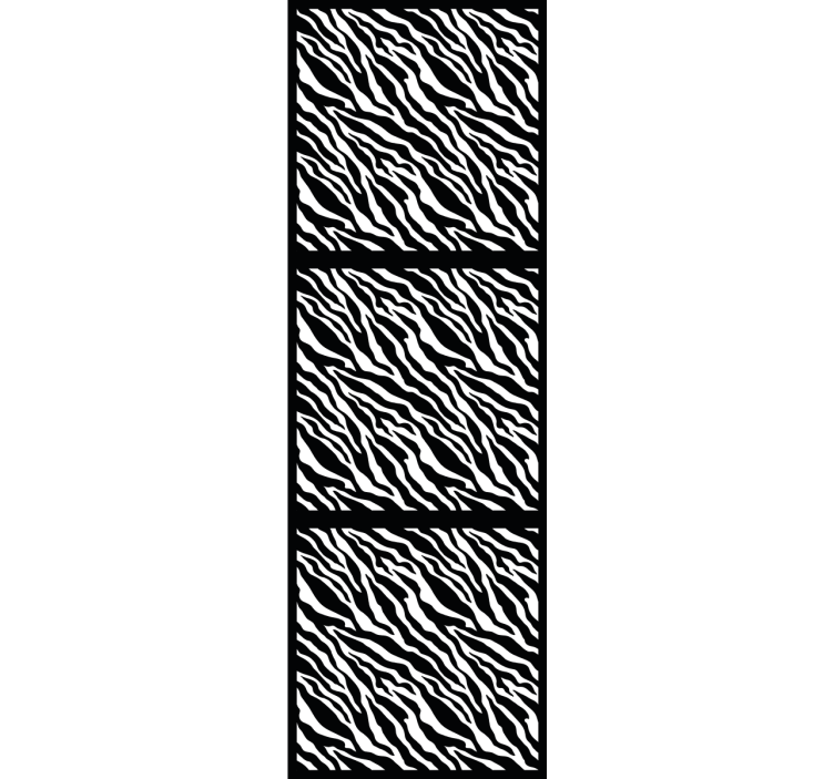 Stylized Zebra Pattern animals blind - TenStickers