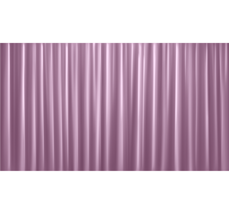 Pink wavy curtains - TenStickers