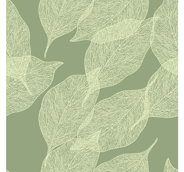 Large leaf pattern Green blind - TenStickers