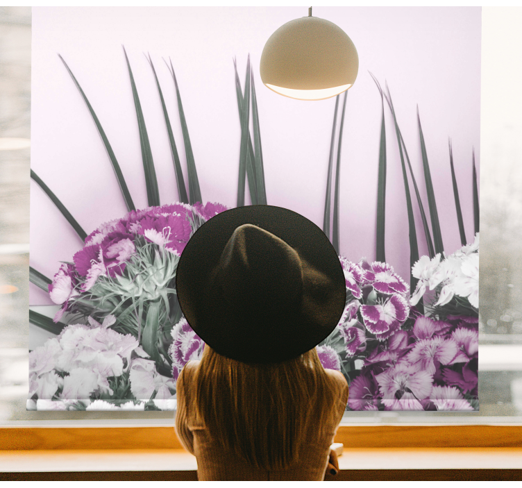 Beautiful Floral Arrangement blind flowers and plants - TenStickers