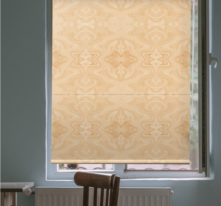 Beige "Japandi style" Living room blind - TenStickers