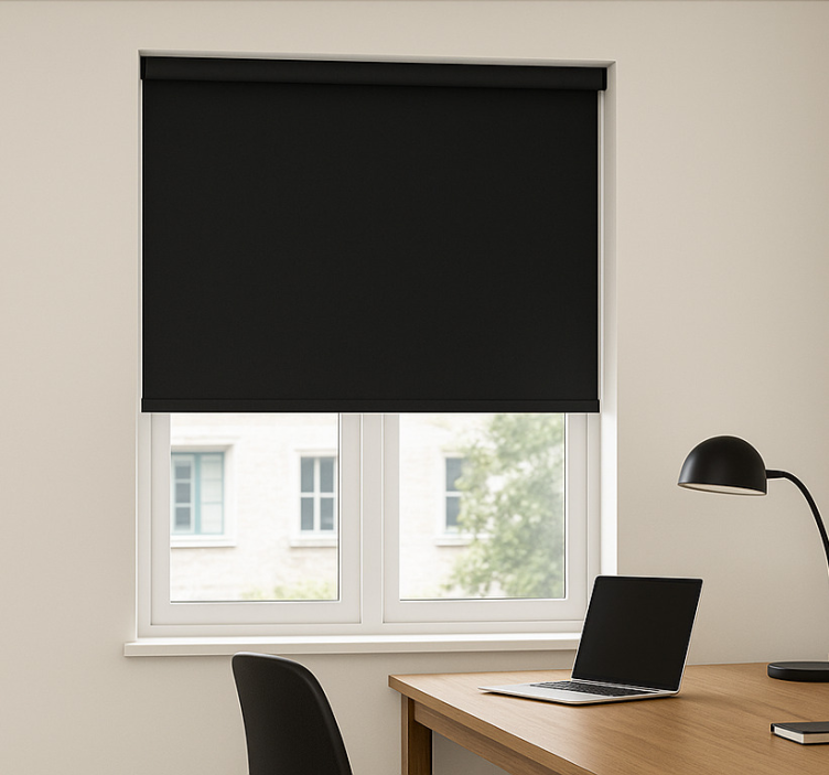 Blind office chic classic black - TenStickers