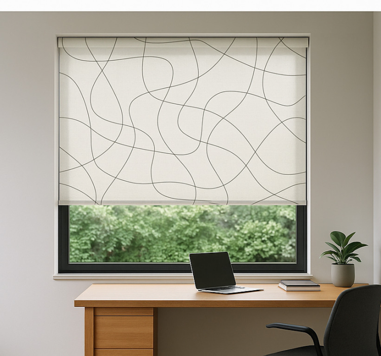 Blind office trendy light sheer - TenStickers