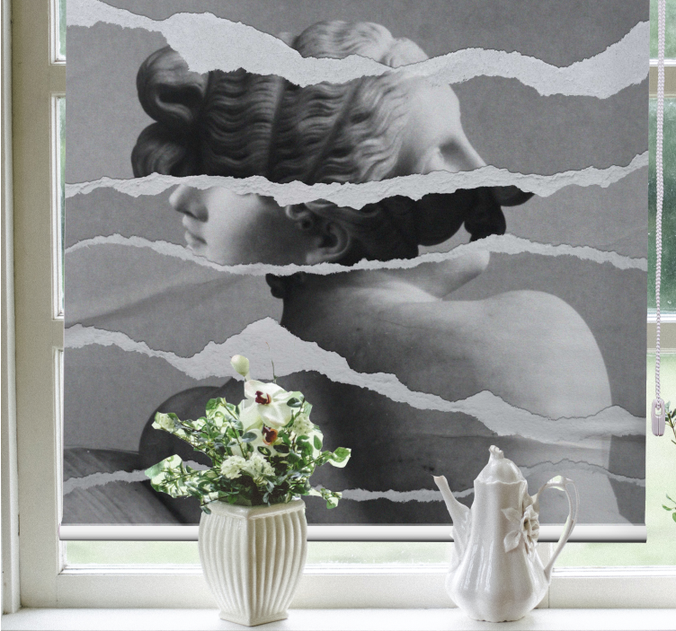 BUST SCULPTURE TRIBUTE art deco blind - TenStickers