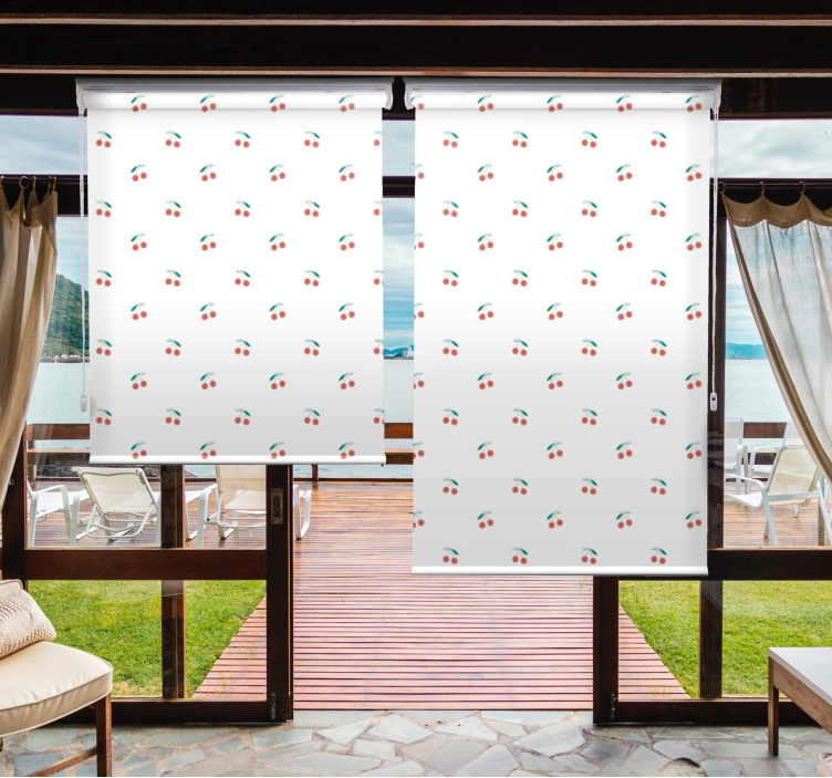 Cherry Pattern Design blind fruit and vegetables - TenStickers