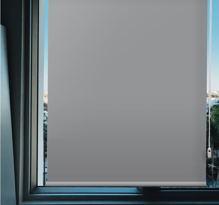 Elegant Grey Shade blackout roller blind - TenStickers