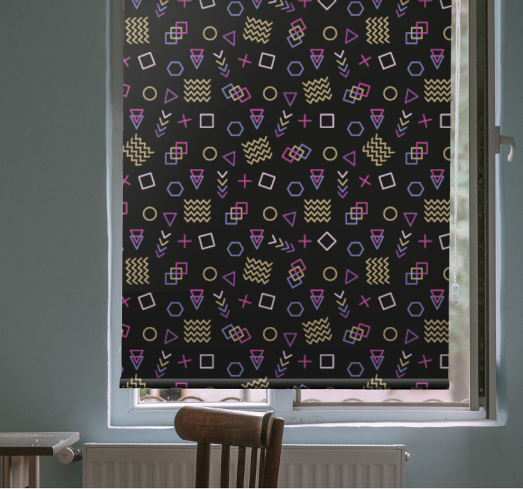 Geometric Form Investigation modern blind - TenStickers