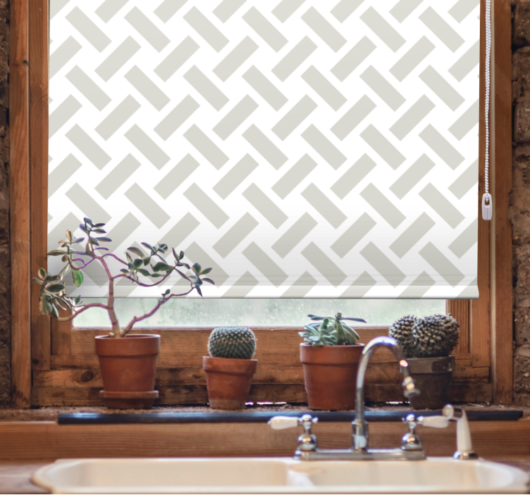 Geometric motif modern blind - TenStickers