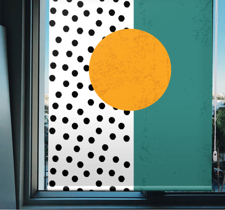 Contemporary dot design modern blind - TenStickers