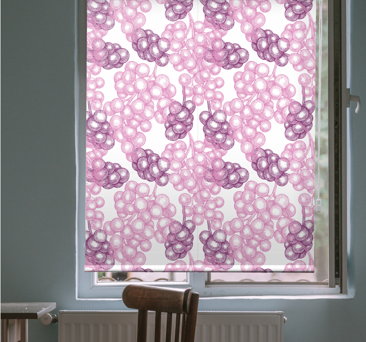 Grapevine Pattern blind fruit and vegetables - TenStickers