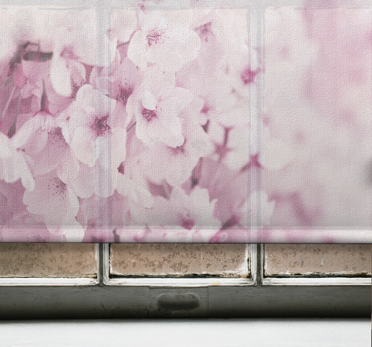 Light pink flower background Flower blind - TenStickers