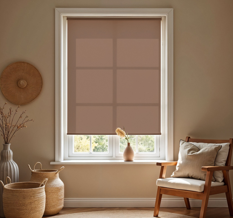 "Mocha Mousse" living room blind - TenStickers