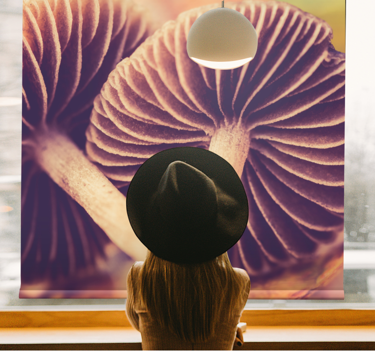 Mushroom gills blind flowers and plants - TenStickers