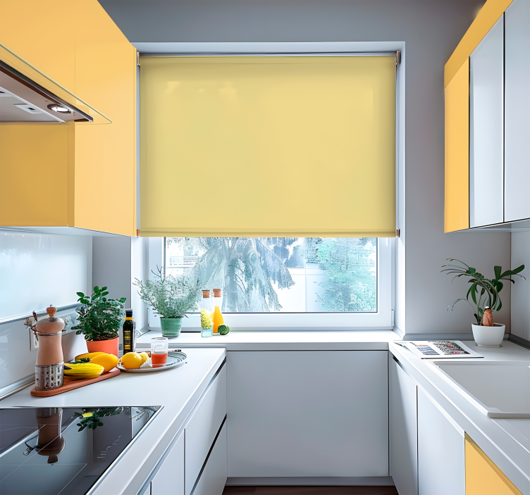 Mustard shades Yellow blind - TenStickers