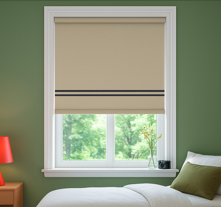 Neutral Fabric blind teens - TenStickers