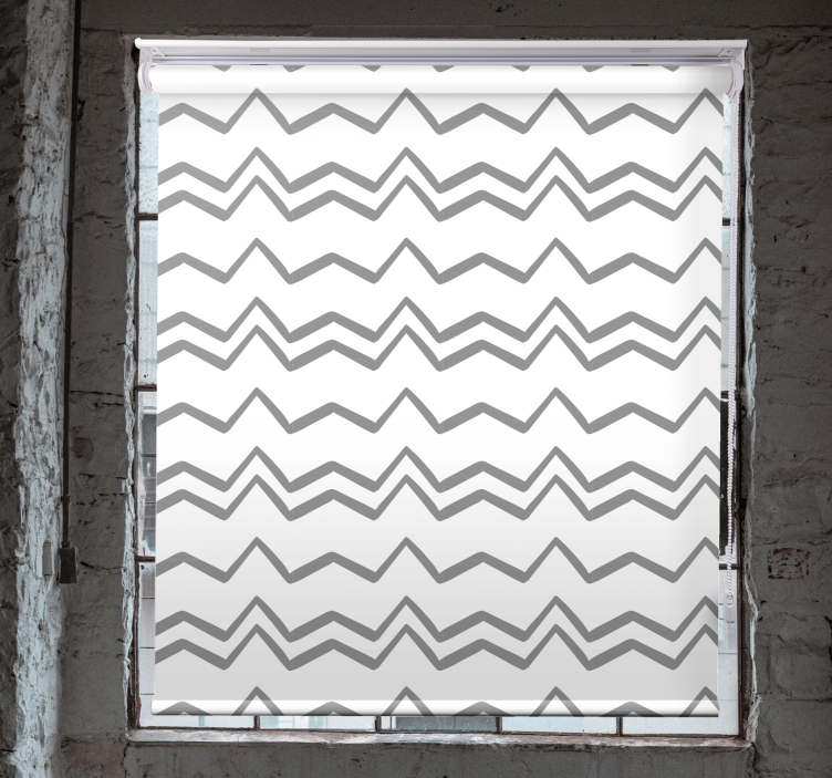 Pattern roller blind chevron stripes design - TenStickers
