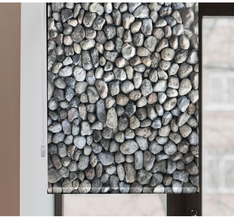 Pebble Texture pattern roller blind - TenStickers