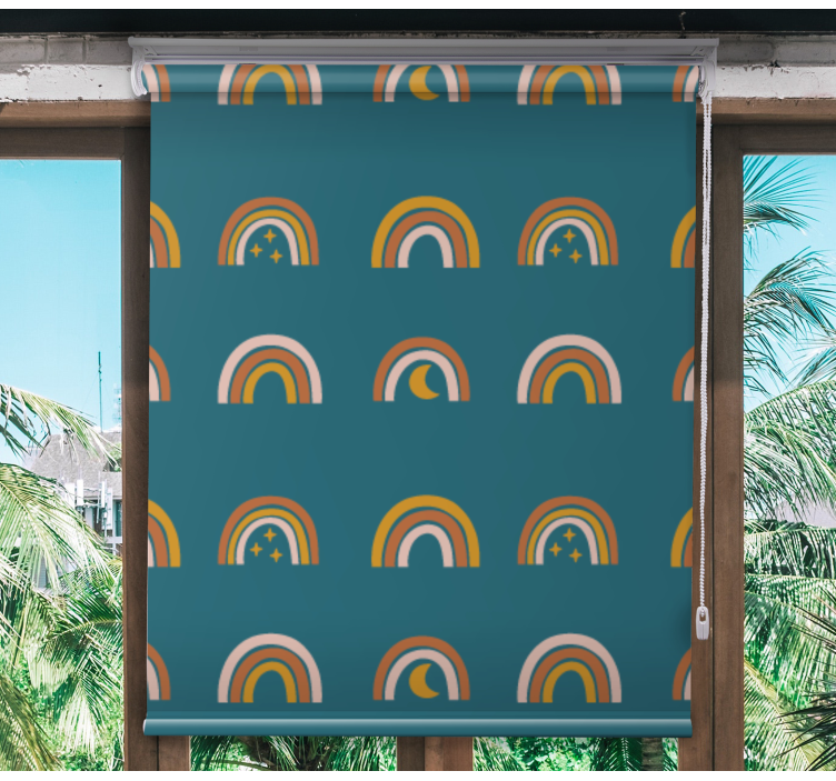 Rainbows and stars blind children - TenStickers