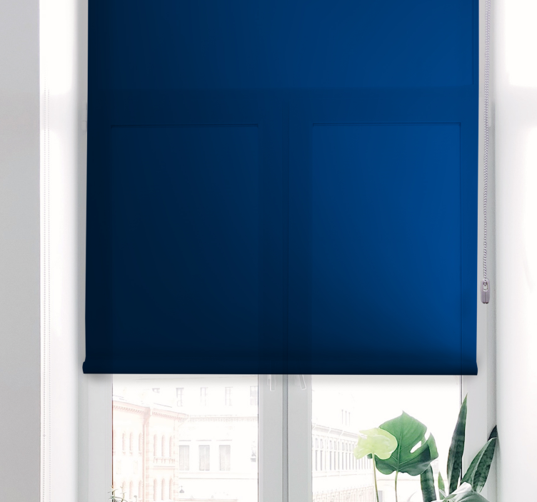 Solid Blue Shade coloured blind - TenStickers