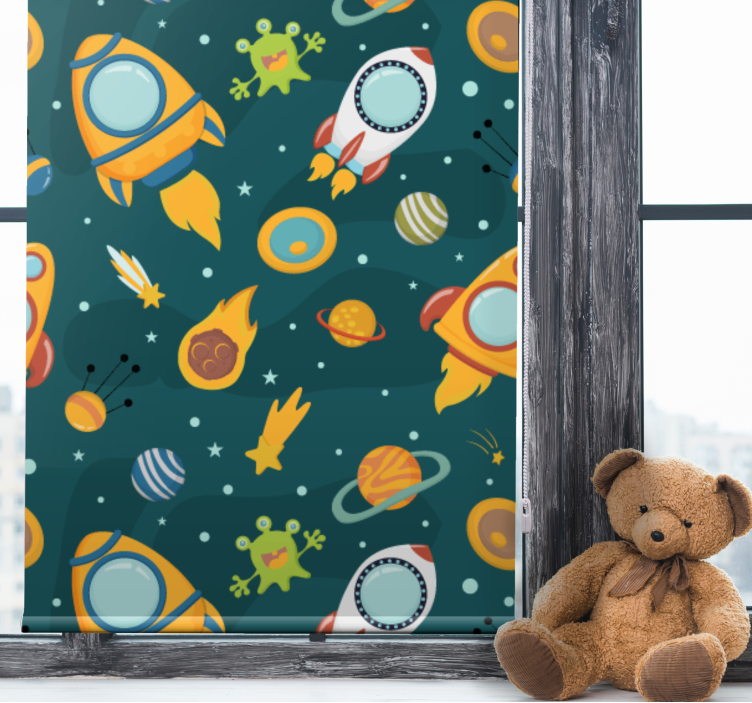 Space adventure theme blind children - TenStickers