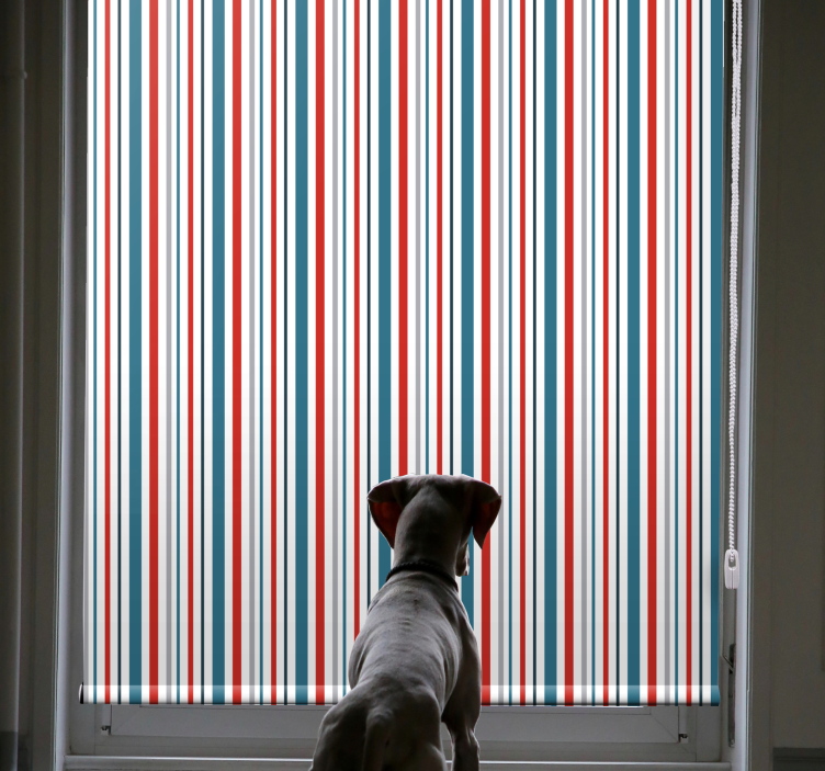 Striped pattern design elegant blind - TenStickers