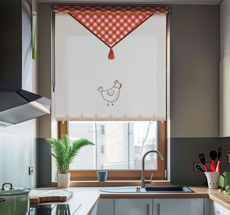 Traditional country style blind kitchen - TenStickers