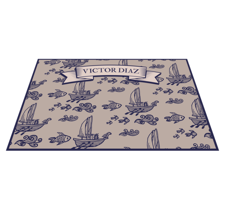 Original placemats sailing theme design - TenStickers