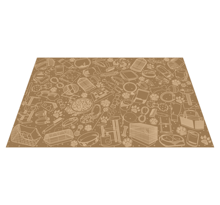 Textured placemats for detailed kitchen decor - TenStickers