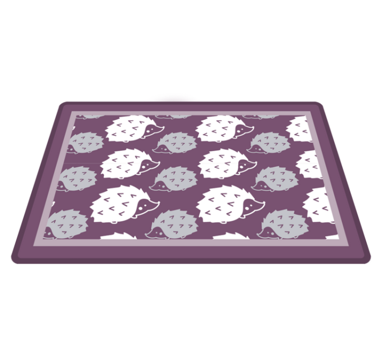 Original placemats with hedgehog texture - TenStickers