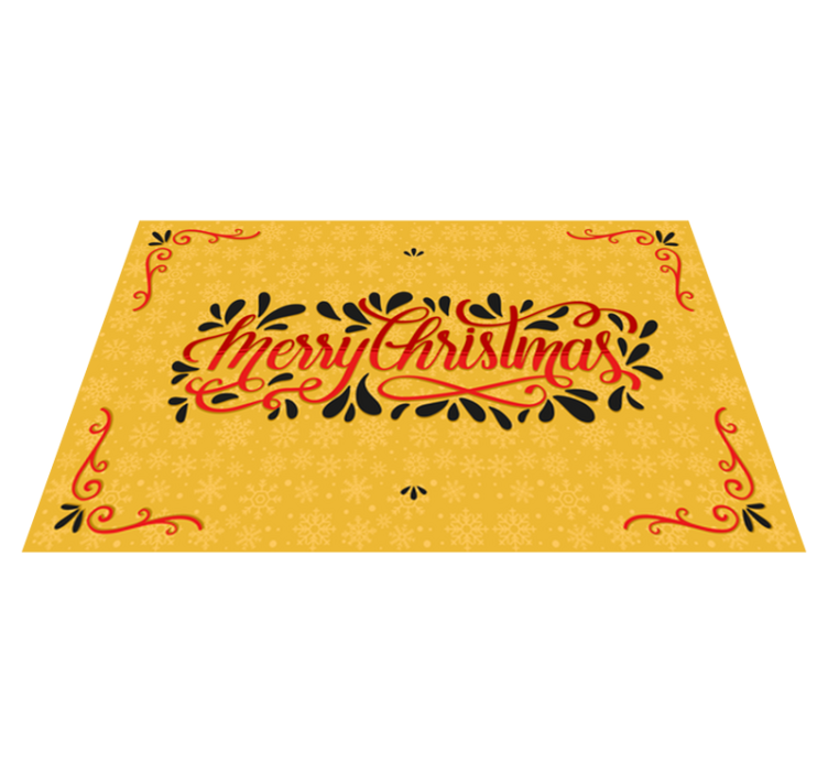 Christmas placemats for a joyful holiday greeting - TenStickers