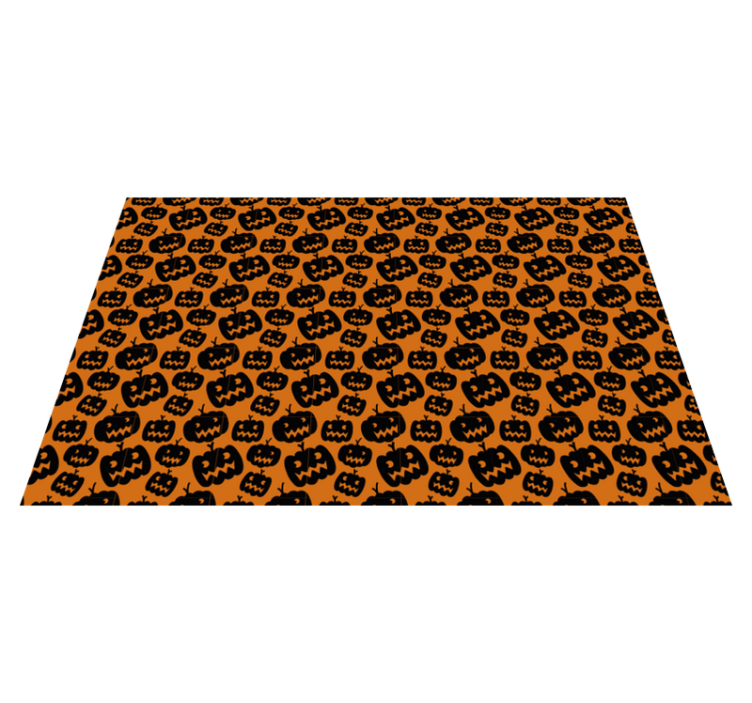 Halloween placemats with spooky pumpkin design - TenStickers